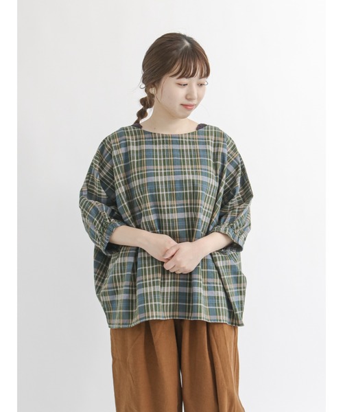 Samansa Mos2（サマンサ モスモス）の「襟レース前後2WAYノースリーブ（Tシャツ/カットソー・レディース・オフホワイト/モカ/チャコール・ﾌﾘ-）」の6枚目の写真