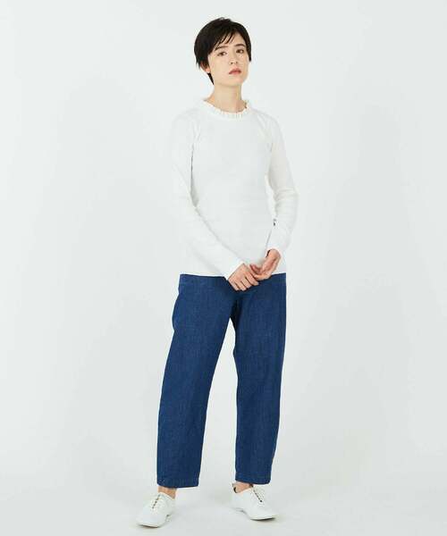 conges payes ADIEU TRISTESSE（コンジェ ペイエ アデュートリステス）の「チュールフリルインナー（Tシャツ/カットソー・レディース・オフホワイト/ライトベージュ/ブラック/ネイビー/トップグレー・FREE）」の18枚目の写真