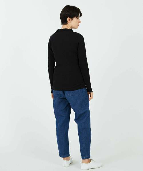 conges payes ADIEU TRISTESSE（コンジェ ペイエ アデュートリステス）の「チュールフリルインナー（Tシャツ/カットソー・レディース・オフホワイト/ライトベージュ/ブラック/ネイビー/トップグレー・FREE）」の10枚目の写真