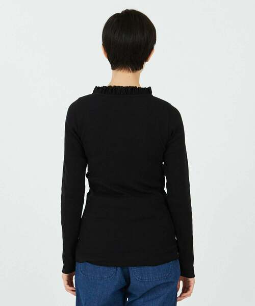 conges payes ADIEU TRISTESSE（コンジェ ペイエ アデュートリステス）の「チュールフリルインナー（Tシャツ/カットソー・レディース・オフホワイト/ライトベージュ/ブラック/ネイビー/トップグレー・FREE）」の13枚目の写真