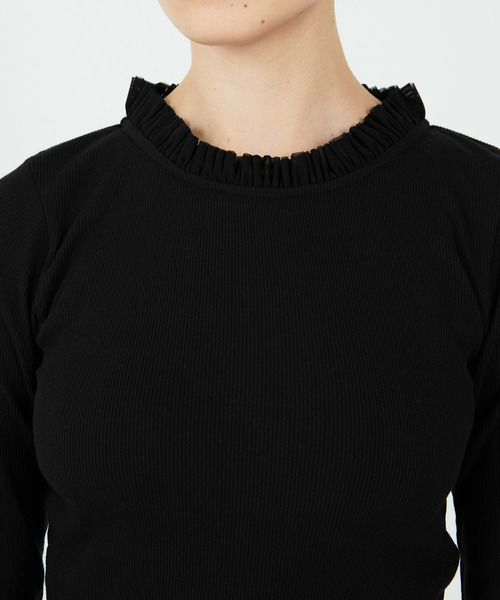 conges payes ADIEU TRISTESSE（コンジェ ペイエ アデュートリステス）の「チュールフリルインナー（Tシャツ/カットソー・レディース・オフホワイト/ライトベージュ/ブラック/ネイビー/トップグレー・FREE）」の14枚目の写真