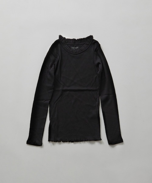 conges payes ADIEU TRISTESSE（コンジェ ペイエ アデュートリステス）の「チュールフリルインナー（Tシャツ/カットソー・レディース・オフホワイト/ライトベージュ/ブラック/ネイビー/トップグレー・FREE）」の2枚目の写真