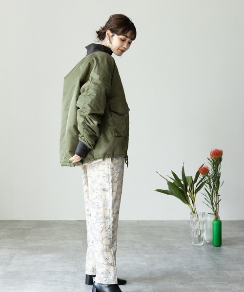 HERENCIA（ヘレンチア）の「FLORAL PRINT サイドライン