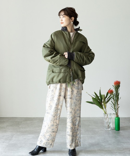 HERENCIA（ヘレンチア）の「FLORAL PRINT サイドライン