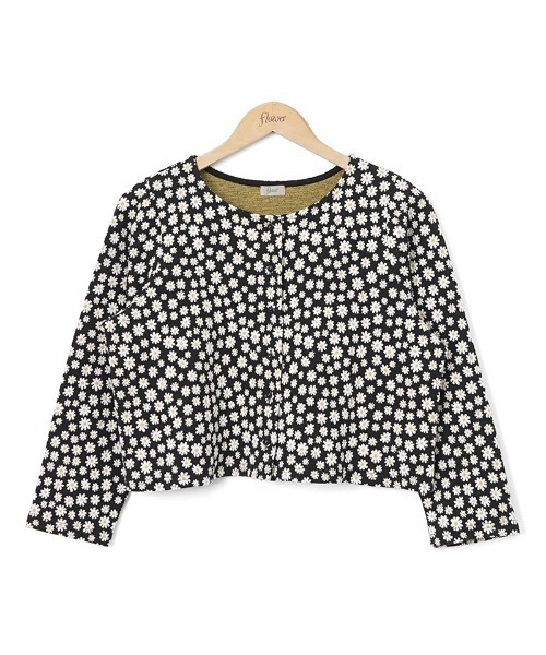 flower（フラワー）の「フラワーズカーディガン（カーディガン/ボレロ・レディース・ブラック/ベージュ・FREE）」の16枚目の写真