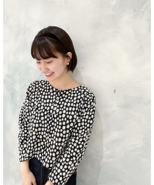 flower（フラワー）の「フラワーズカーディガン（カーディガン/ボレロ・レディース・ブラック/ベージュ・FREE）」の7枚目の写真