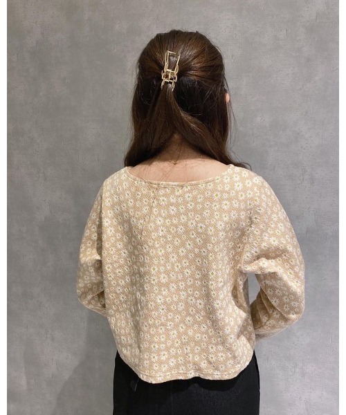 flower（フラワー）の「フラワーズカーディガン（カーディガン/ボレロ・レディース・ブラック/ベージュ・FREE）」の12枚目の写真