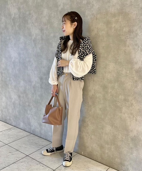 flower（フラワー）の「フラワーズカーディガン（カーディガン/ボレロ・レディース・ブラック/ベージュ・FREE）」の10枚目の写真