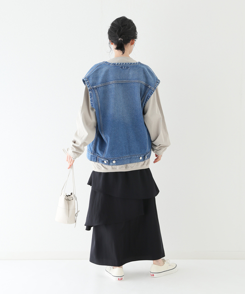 新品タグ付き　journal standard relume デニムベスト ダメージデニムベスト（デニムジャケット）｜JOURNAL STANDARD