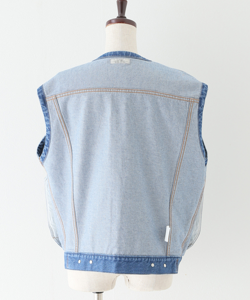 新品タグ付き　journal standard relume デニムベスト ダメージデニムベスト（デニムジャケット）｜JOURNAL STANDARD