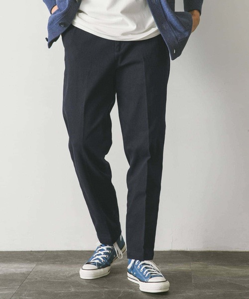 URBAN RESEARCH DOORS(アーバンリサーチドアーズ)の「テーパードチノトラウザー(チノパンツ・メンズ・ホワイト系その他/ネイビー/ベージュ/カーキ・LARGE/SMALL/MEDIUM)」の4枚目の写真