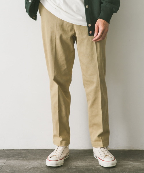 URBAN RESEARCH DOORS(アーバンリサーチドアーズ)の「テーパードチノトラウザー(チノパンツ・メンズ・ホワイト系その他/ネイビー/ベージュ/カーキ・LARGE/SMALL/MEDIUM)」の6枚目の写真