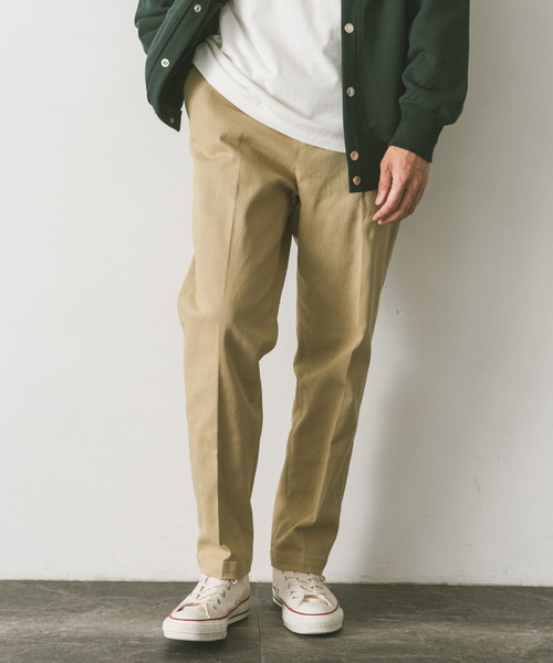 URBAN RESEARCH DOORS(アーバンリサーチドアーズ)の「テーパードチノトラウザー(チノパンツ・メンズ・ホワイト系その他/ネイビー/ベージュ/カーキ・LARGE/SMALL/MEDIUM)」の8枚目の写真