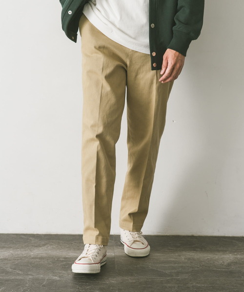 URBAN RESEARCH DOORS(アーバンリサーチドアーズ)の「テーパードチノトラウザー(チノパンツ・メンズ・ホワイト系その他/ネイビー/ベージュ/カーキ・LARGE/SMALL/MEDIUM)」の9枚目の写真