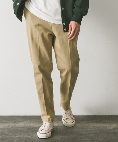 URBAN RESEARCH DOORS(アーバンリサーチドアーズ)の「テーパードチノトラウザー(チノパンツ・メンズ・ホワイト系その他/ネイビー/ベージュ/カーキ・LARGE/SMALL/MEDIUM)」の10枚目の写真