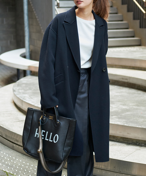 セール】SUPER160sダブルブレストコート（その他アウター