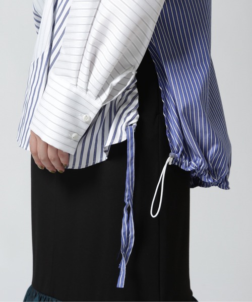 未使用タグ付き　UN3D. WAVE LINE GATHER SH 36サイズ 未使用タグ付き UN3D. WAVE LINE GATHER SH 36サイズ