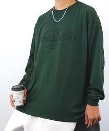 GGD SELECT（ジージーディー　セレクト）の「ワイドシルエット エンボス　ロングスリーブTシャツ（Tシャツ/カットソー・メンズ）」