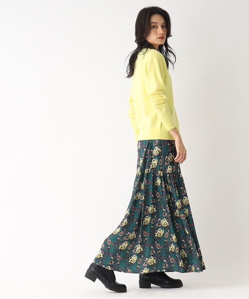 OPAQUE.CLIP（オペークドットクリップ）の「◆【大草直子さんコラボ】カシミヤカーディガン（カーディガン/ボレロ・レディース・イエロー系その他/パープル系/チャコールグレー/キャメル・38/40）」の15枚目の写真