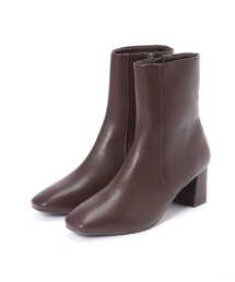 NATURAL BEAUTY BASIC | スクエアプレーンブーツ(ブーツ)