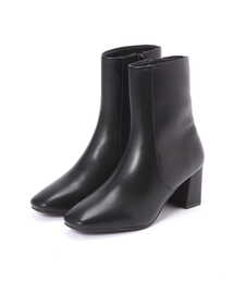 NATURAL BEAUTY BASIC | スクエアプレーンブーツ(ブーツ)