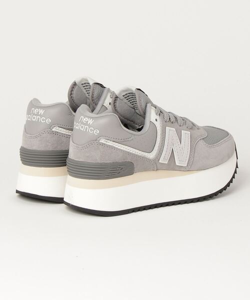 NEW BALANCE(ニューバランス)の「ニューバランス New Balance 574+_(スニーカー・レディース・ライトグレー・23.5cm/24.5cm/24.0cm/25.0cm/23.0cm)」の2枚目の写真