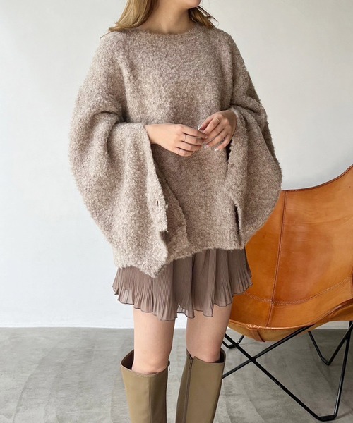 one after another NICE CLAUP（ワンアフターアナザーナイスクラップ）の「マルチWAYで着回せる。ユーティリティキュロット（その他パンツ・レディース・ブラック/カーキ/モカ・FREE）」の9枚目の写真