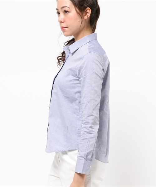 WHO'S WHO gallery（フーズフーギャラリー）の「【TIGHTY】solidox（シャツ/ブラウス・レディース・イエロー/パープル/ネイビー・FREE）」の5枚目の写真