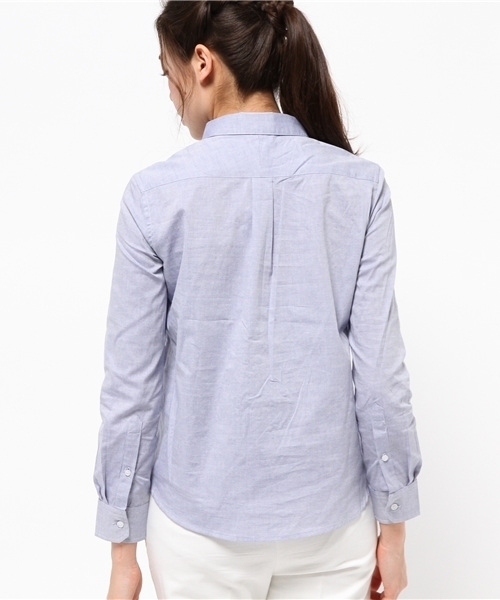 WHO'S WHO gallery（フーズフーギャラリー）の「【TIGHTY】solidox（シャツ/ブラウス・レディース・イエロー/パープル/ネイビー・FREE）」の6枚目の写真