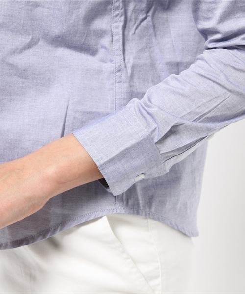 WHO'S WHO gallery（フーズフーギャラリー）の「【TIGHTY】solidox（シャツ/ブラウス・レディース・イエロー/パープル/ネイビー・FREE）」の8枚目の写真