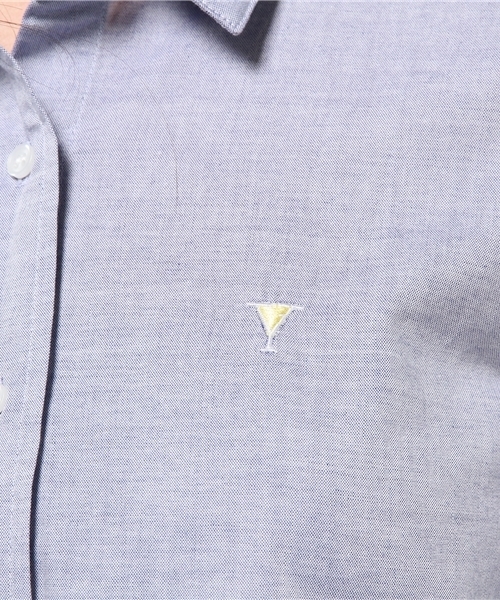 WHO'S WHO gallery（フーズフーギャラリー）の「【TIGHTY】solidox（シャツ/ブラウス・レディース・イエロー/パープル/ネイビー・FREE）」の10枚目の写真