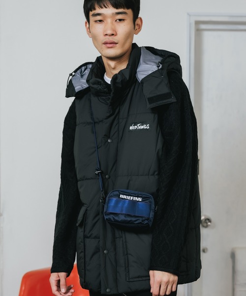 BRIEFING（ブリーフィング）の「BRIEFING/ブリーフィング 3WAY POUCH GOLF ECO TWILL ゴルフ ウエストポーチ（ゴルフグッズ・メンズ・グリーン/ネイビー/ブラック/グレー・FREE）」の2枚目の写真