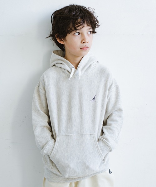 NAUTICA（ノーティカ）の「【NAUTICA/ノーティカ】脇リブ使いBACKロゴスウェットパーカー（パーカー・キッズ・ブラック/アイボリー・120/130/150/140）」の21枚目の写真