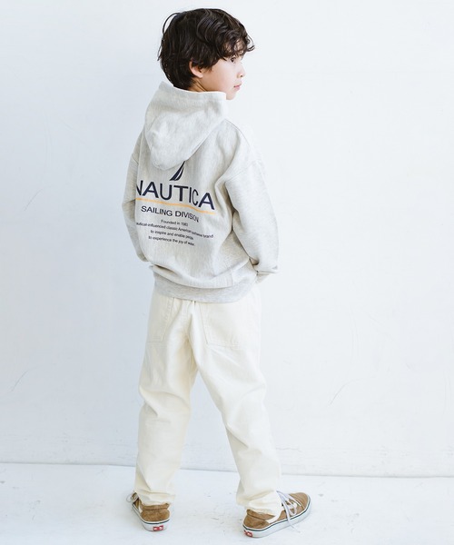 NAUTICA（ノーティカ）の「【NAUTICA/ノーティカ】脇リブ使いBACKロゴスウェットパーカー（パーカー・キッズ・ブラック/アイボリー・120/130/150/140）」の19枚目の写真