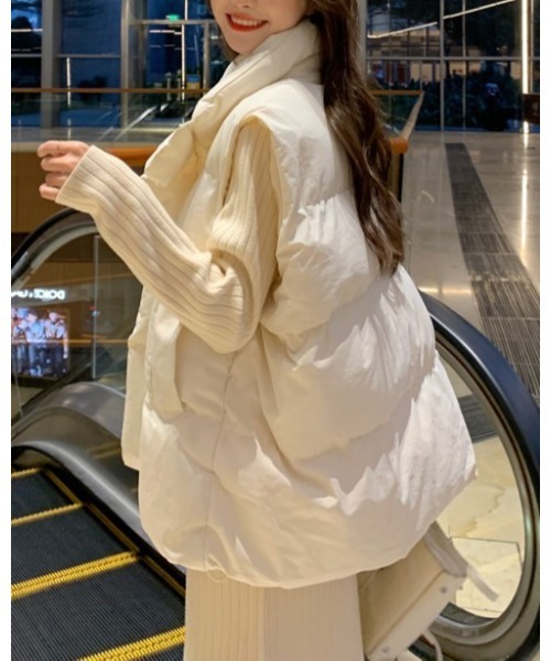 Ritzy（リッツィー）の「エコダウンベスト（ダウンベスト・レディース・ブラック/ホワイト・L/XL/M）」の8枚目の写真