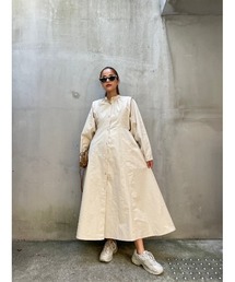 TRUNC | front button A-line silhouette Dress(ワンピース)