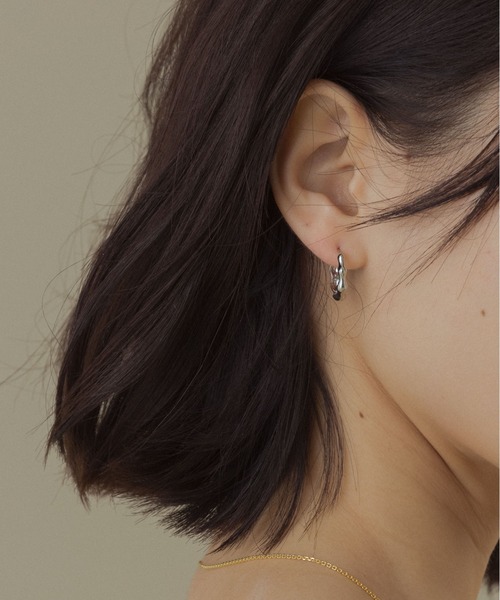 VATSURICA（バツリカ）の「〈VATSURICA〉silver925 / 金属アレルギー対応 / シンプルピアス（ピアス（両耳用）・レディース・ゴールド/シルバー・FREE）」の4枚目の写真