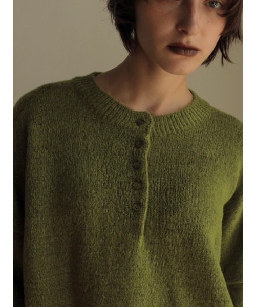 AMAIL（アマイル）の「Super over knit（ニット/セーター・レディース・オレンジ/ミント/ベージュ・FREE）」の10枚目の写真