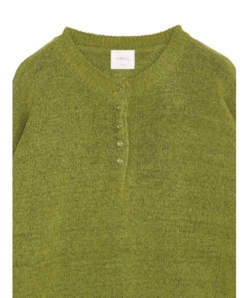 AMAIL（アマイル）の「Super over knit（ニット/セーター・レディース・オレンジ/ミント/ベージュ・FREE）」の15枚目の写真