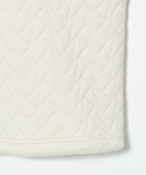 LBC（エルビーシー）の「【セットアップ可能】キルトドロストプルオーバー（スウェット・レディース・オフホワイト/オリーブ・M/L）」の7枚目の写真