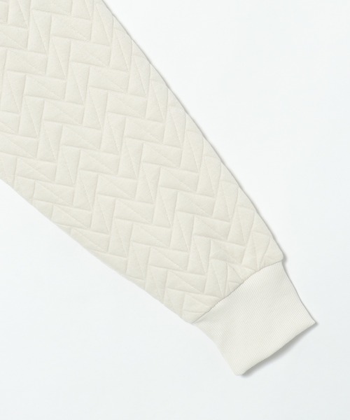 LBC（エルビーシー）の「【セットアップ可能】キルトドロストプルオーバー（スウェット・レディース・オフホワイト/オリーブ・M/L）」の8枚目の写真