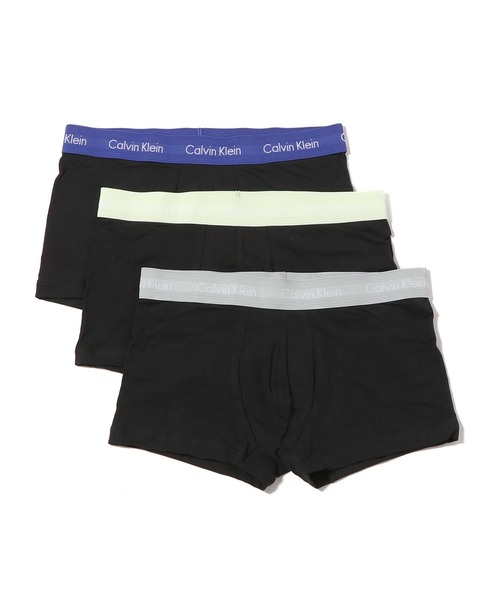 Calvin Klein（カルバン・クライン）の「CALVIN KLEIN / コットン ストレッチボクサーパンツ（3 枚パック）（ボクサーパンツ・メンズ・グレー・SMALL/MEDIUM/LARGE）」の2枚目の写真