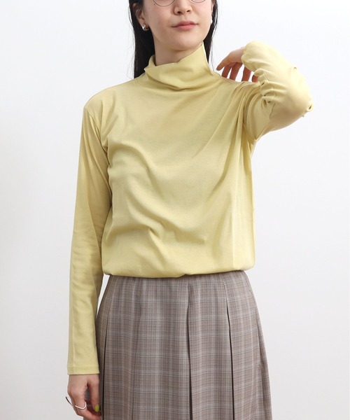 fig Ｌondon（フィグロンドン）の「☆（Tシャツ/カットソー・レディース・ブラック/ライラック/ホワイト/ベージュ/イエロー/サックスブルー/ピンク・FREE）」の22枚目の写真