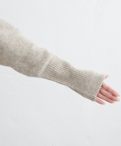 PUAL CE CIN（ピュアルセシン）の「ウール混シンプルニットプルオーバー（ニット/セーター・レディース・ベージュ/グレー/アイボリー・FREE）」の13枚目の写真