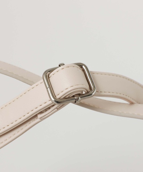 archives（アルシーヴ）の「金具付き２ＷＡＹバッグ（ハンドバッグ・レディース・ブラック/アイボリー/グリーン・FREE）」の7枚目の写真