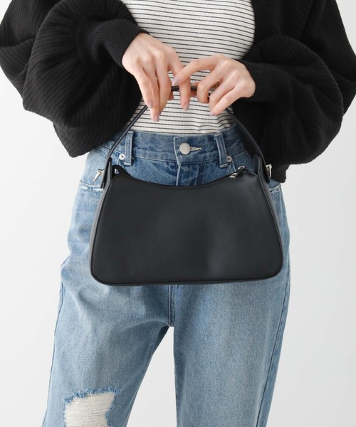 archives（アルシーヴ）の「金具付き２ＷＡＹバッグ（ハンドバッグ・レディース・ブラック/アイボリー/グリーン・FREE）」の21枚目の写真