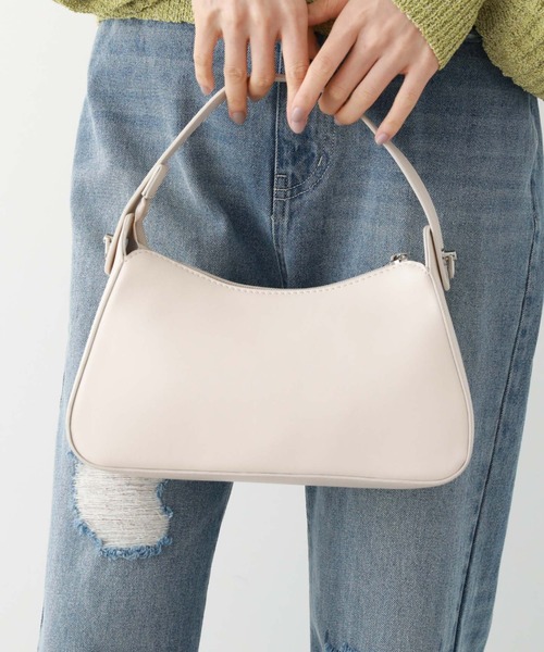 archives（アルシーヴ）の「金具付き２ＷＡＹバッグ（ハンドバッグ・レディース・ブラック/アイボリー/グリーン・FREE）」の10枚目の写真