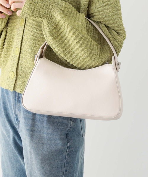 archives（アルシーヴ）の「金具付き２ＷＡＹバッグ（ハンドバッグ・レディース・ブラック/アイボリー/グリーン・FREE）」の11枚目の写真