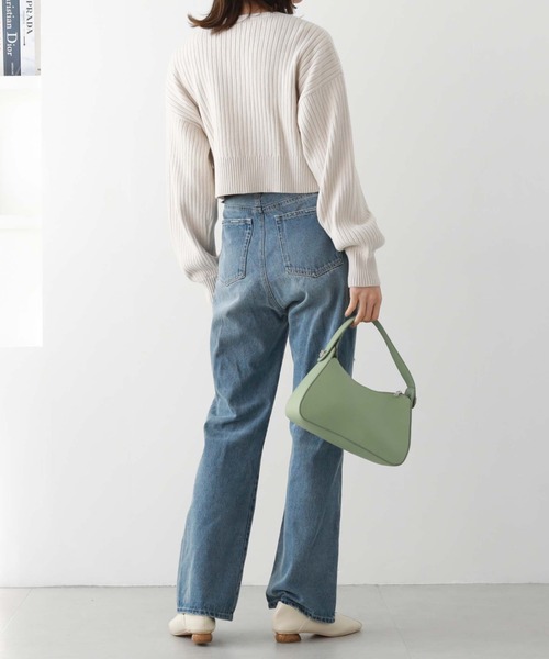 archives（アルシーヴ）の「金具付き２ＷＡＹバッグ（ハンドバッグ・レディース・ブラック/アイボリー/グリーン・FREE）」の20枚目の写真