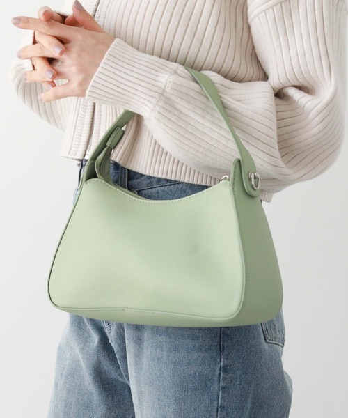 archives（アルシーヴ）の「金具付き２ＷＡＹバッグ（ハンドバッグ・レディース・ブラック/アイボリー/グリーン・FREE）」の15枚目の写真